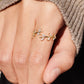 925 Sterling Silver Leaf Open Ring