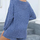 Lounge Worthy Dropped Shoulder Top and Shorts Set