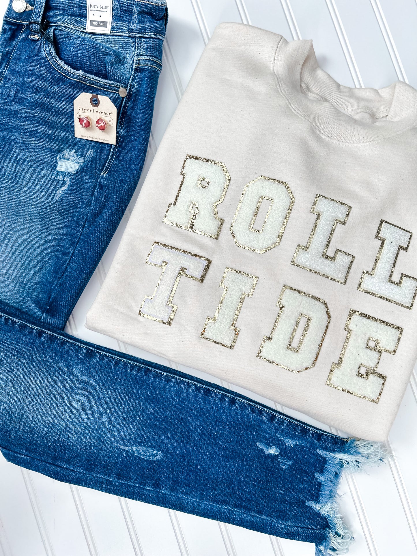 Judy Blue Shark Bite Dark Wash Jeans
