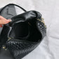 Faux Leather Woven Purse