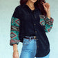 Aztec Collared Shacket
