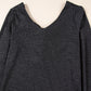 Bowknot Vneck Long Sleeve Blouse