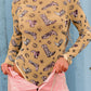 Country Cowgirl Sheer Long Sleeve Bodysuit