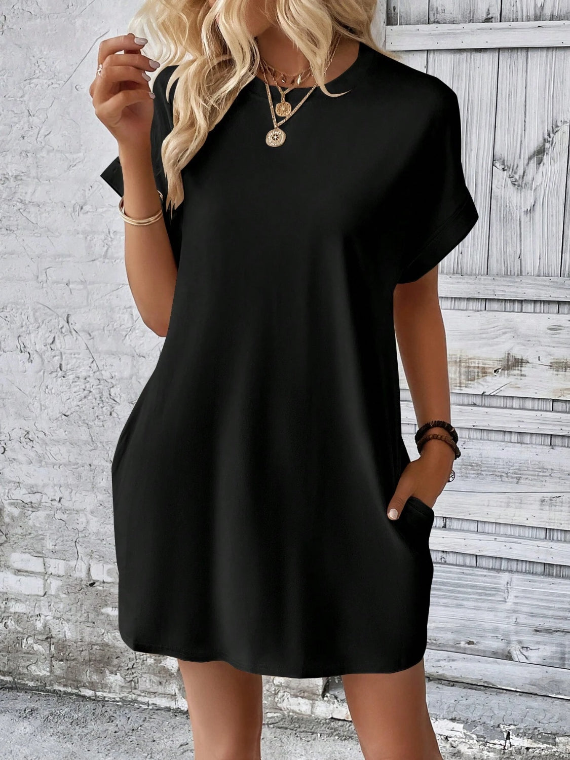 Tshirt Dress with Pockets