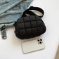 Bubble Texture Adjustable Strap Crossbody Bag