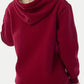 Drawstring Long Sleeve Hoodie with Fleece Lining