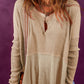Raw Hem Babydoll Top