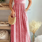 *APP EXCLUSIVE* Leopard Round Neck Sleeveless Maxi Dress