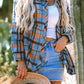 Plaid Flannel Long Sleeve Shirt
