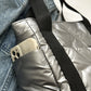 Puffer Tote Bag with Side Pockets