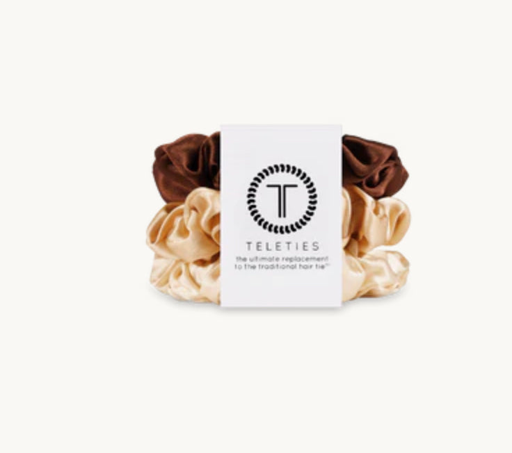 TELETIES Silk Scrunchies