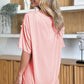 Bamboo Vneck Drop Shoulder Tshirt