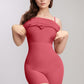 Built-In Shapewear Sleeveless Maxi Dress