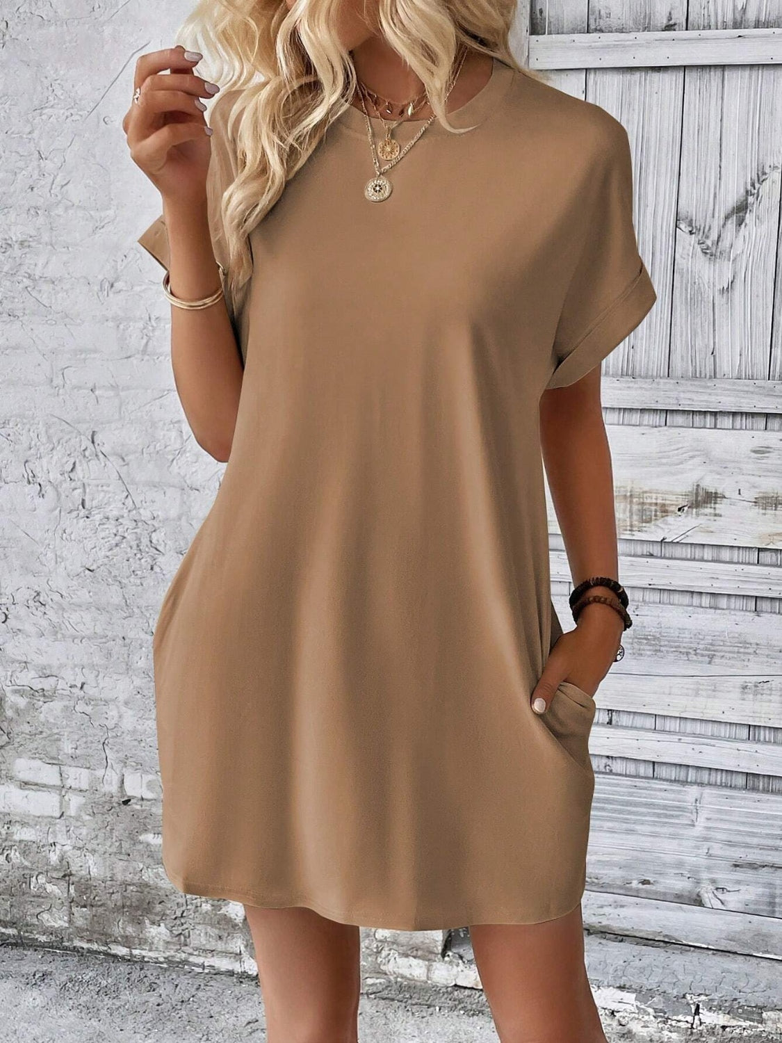 Tshirt Dress with Pockets
