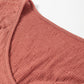 Vneck Babydoll Long Sleeve Blouse
