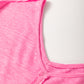 Exposed Seam Vneck Three-Quarter Sleeve Blouse