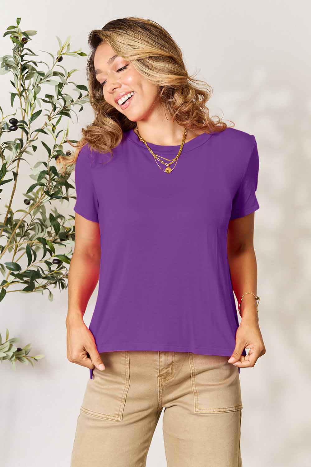 Round Neck Short Sleeve TShirt