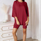 *APP EXCLUSIVE*x Soft Rayon Three-Quarter Sleeve Top and Shorts Set