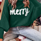 Merry Christmas Turtleneck Long Sleeve Sweater