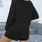 Lounge Worthy Dropped Shoulder Top and Shorts Set