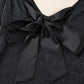Bowknot Vneck Long Sleeve Blouse