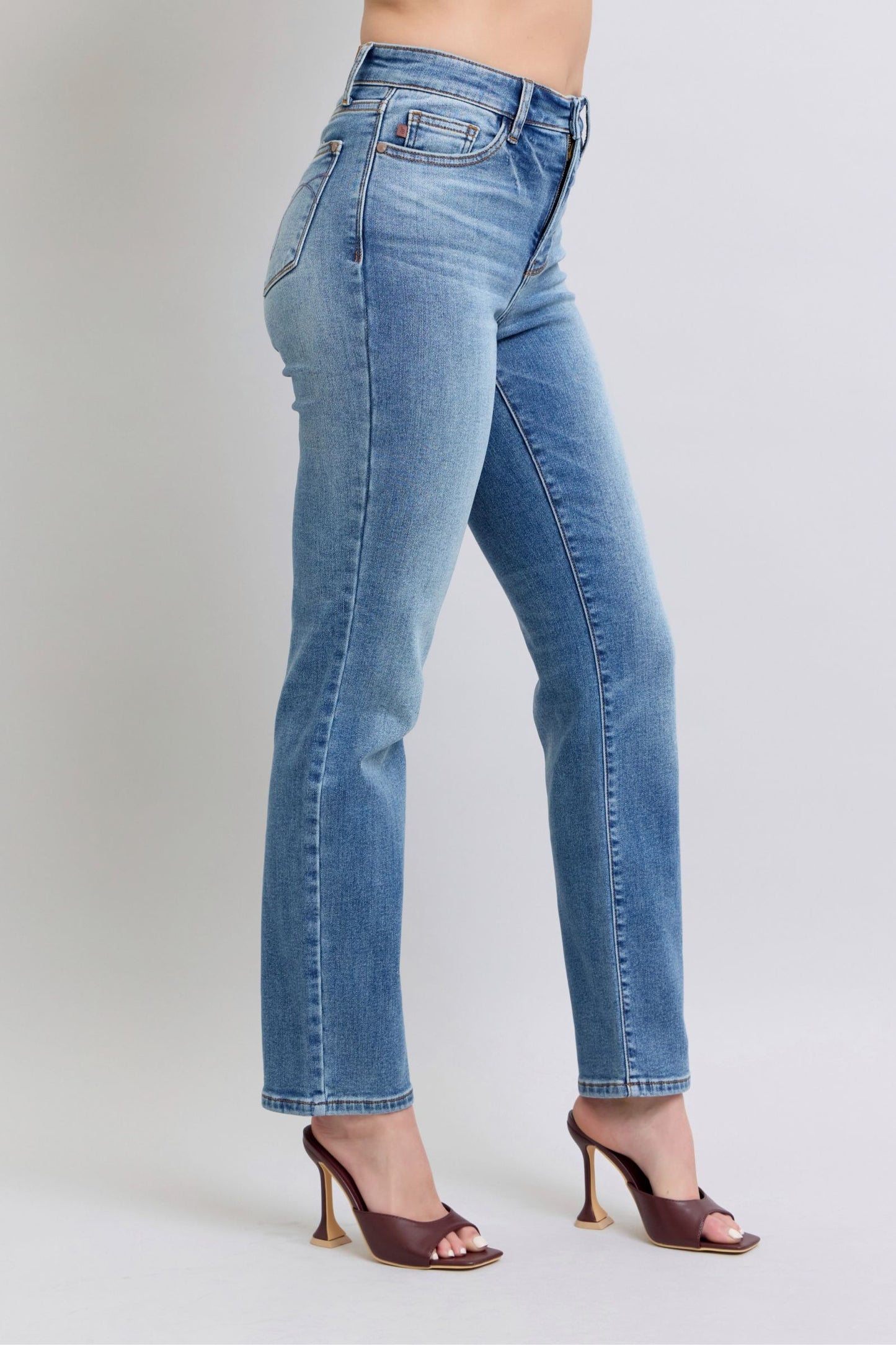 Judy Blue Thermal Lined Straight Jeans