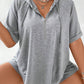 Drawstring Half Zip Hooded Top and Shorts Set
