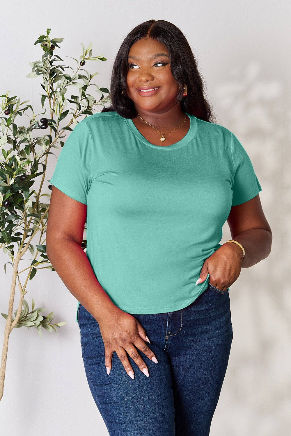 Round Neck Short Sleeve TShirt