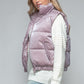 Faux Fur Lining Quilted Vest