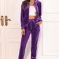 *APP EXCLUSIVE* Zip-Up Hooded Jacket and Pants Set