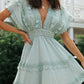Lace Deep V Dress