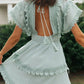 Lace Deep V Dress