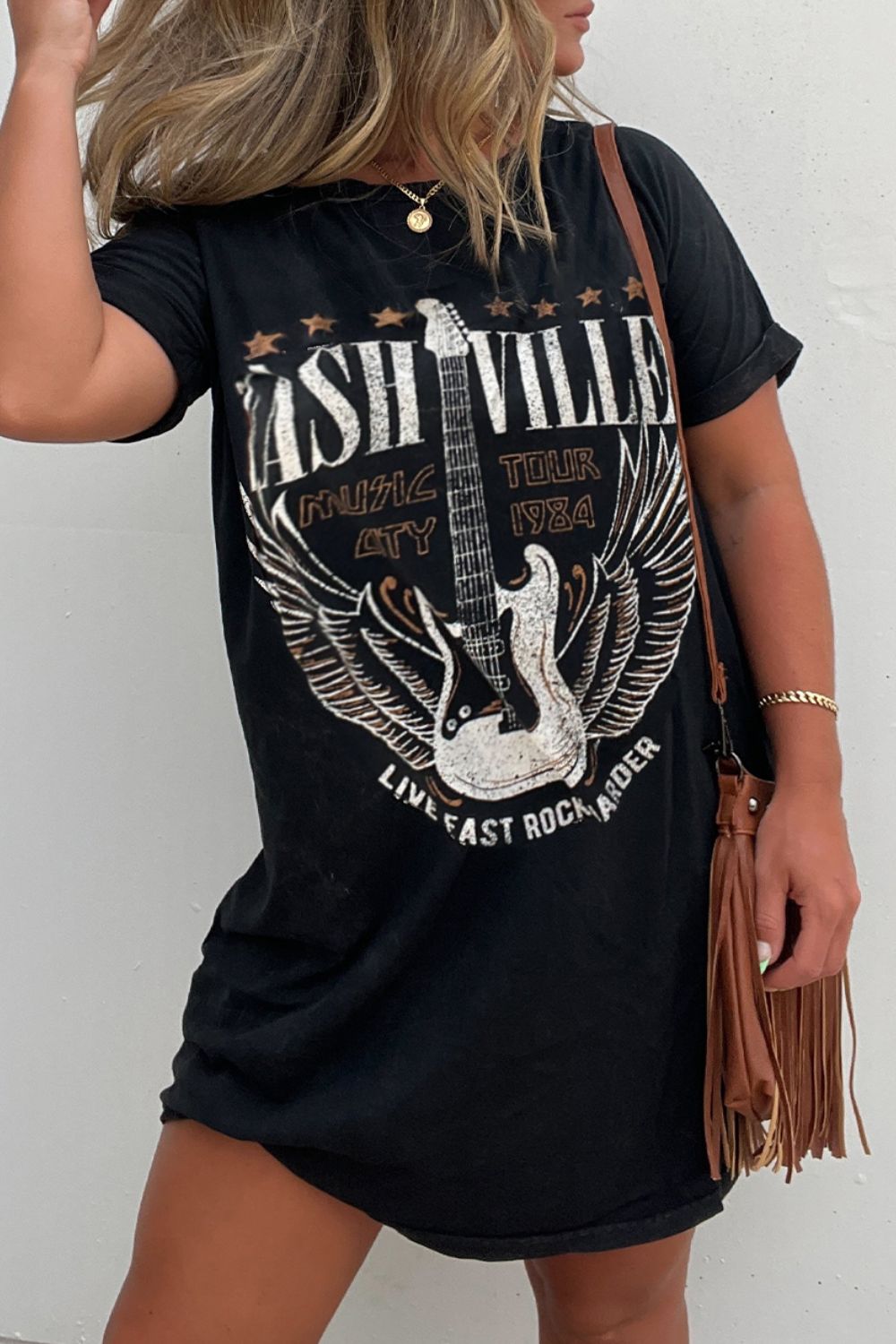 Nashville Guitar Tshirt Dress