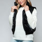 Faux Fur Lining Quilted Vest