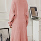 V-Neck Cami Dress and Cardigan Sweater Set