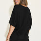 Bamboo Vneck Drop Shoulder Tshirt