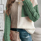 Colorblock Drop Shoulder Knitted Sweater