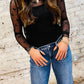 Coquette Bow Sheer Top