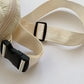 Bubble Texture Adjustable Strap Crossbody Bag