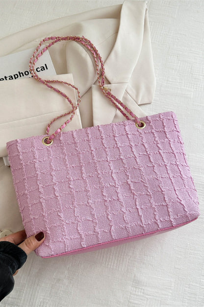 Texture Chain Purse