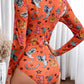 Country Cowgirl Sheer Long Sleeve Bodysuit