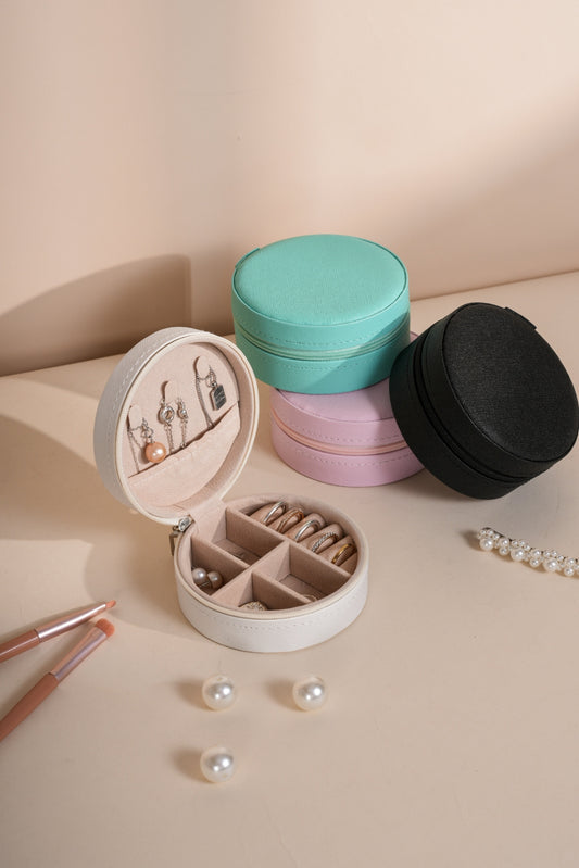 Faux Leather Jewelry Box
