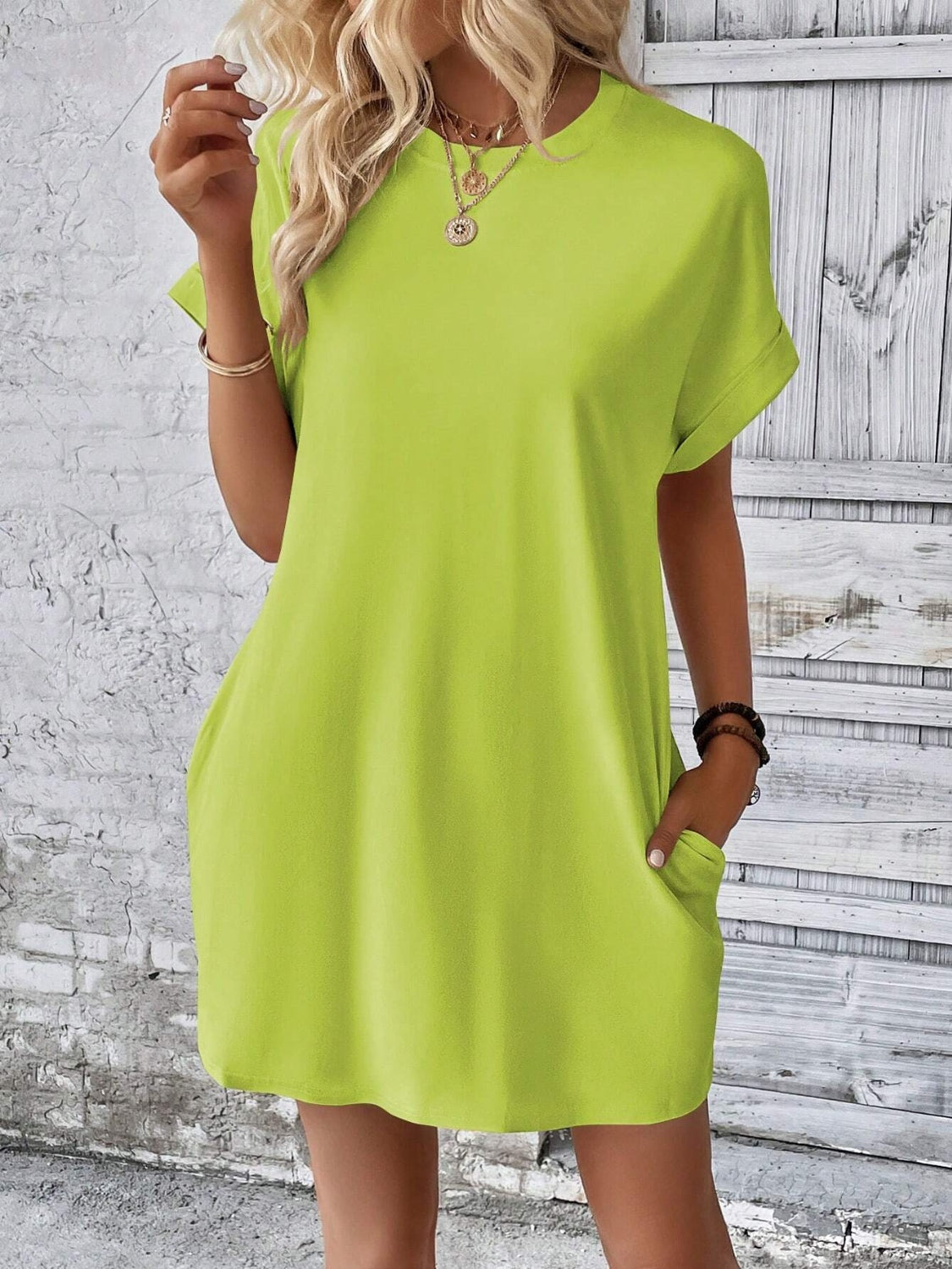 Tshirt Dress with Pockets