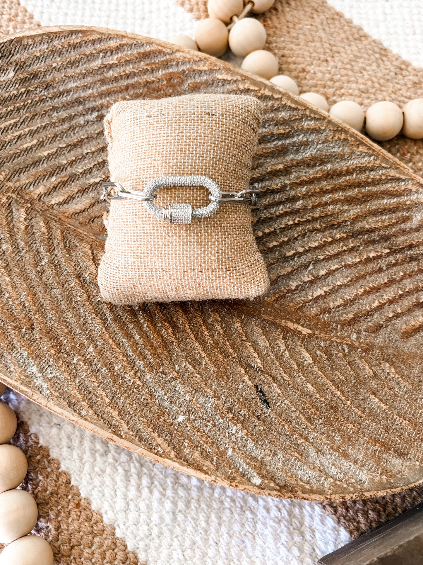 Silver Magnetic Chain Bracelet