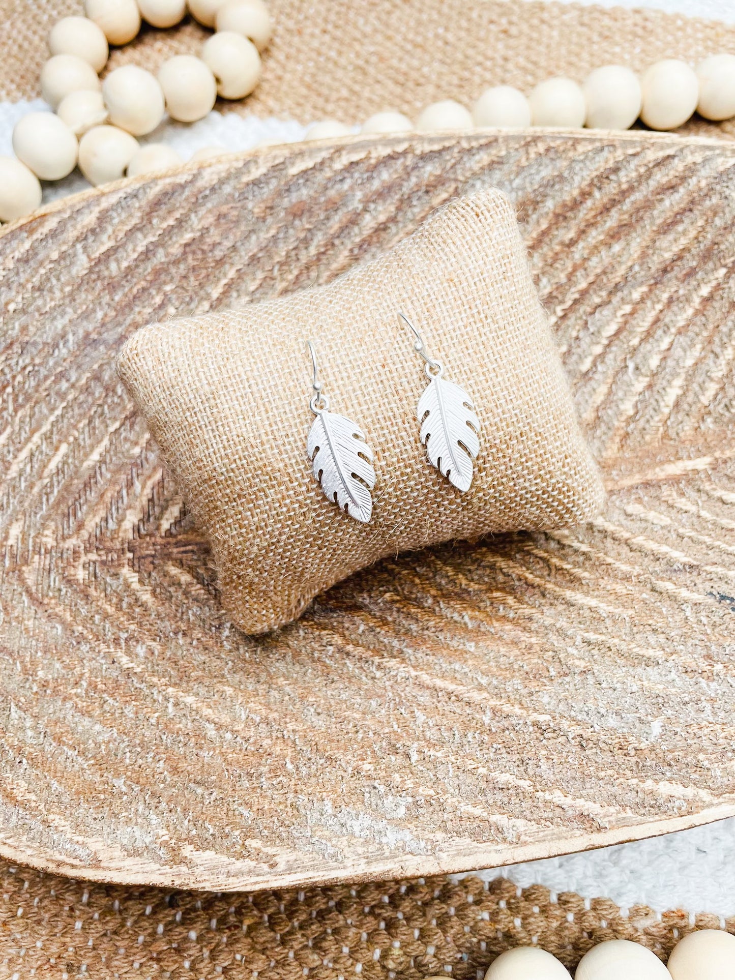 Feather Dangle Earrings