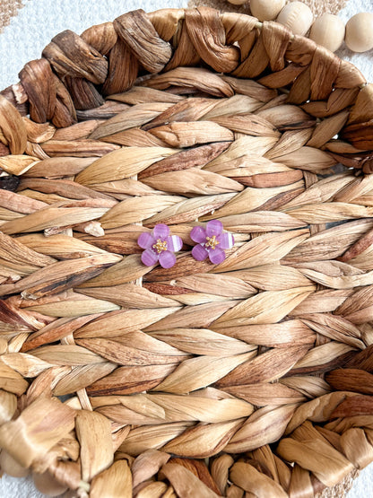 Spring Pastel Flower Studs