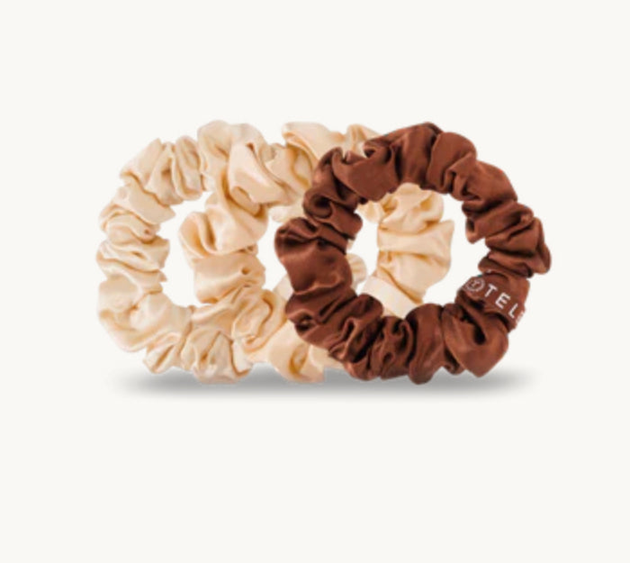 TELETIES Silk Scrunchies