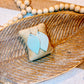 Mini Faux Leather Earrings
