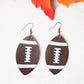 Football Teardrop Earrings