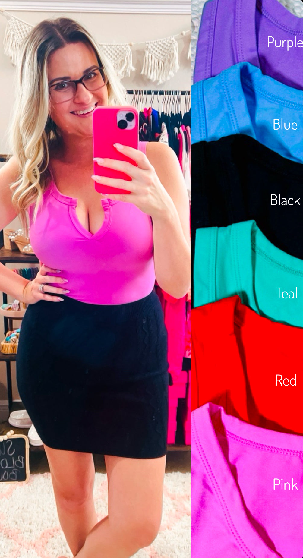Seamless V-cut Bodysuit